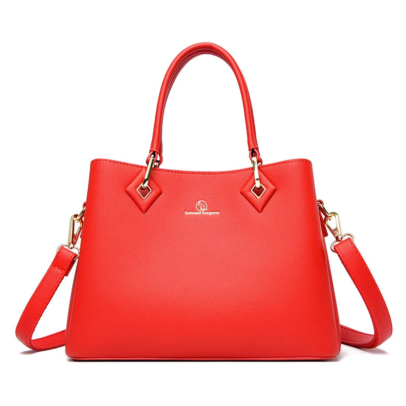 Vivienne Crocodile-Embossed Leather Satchel Bag