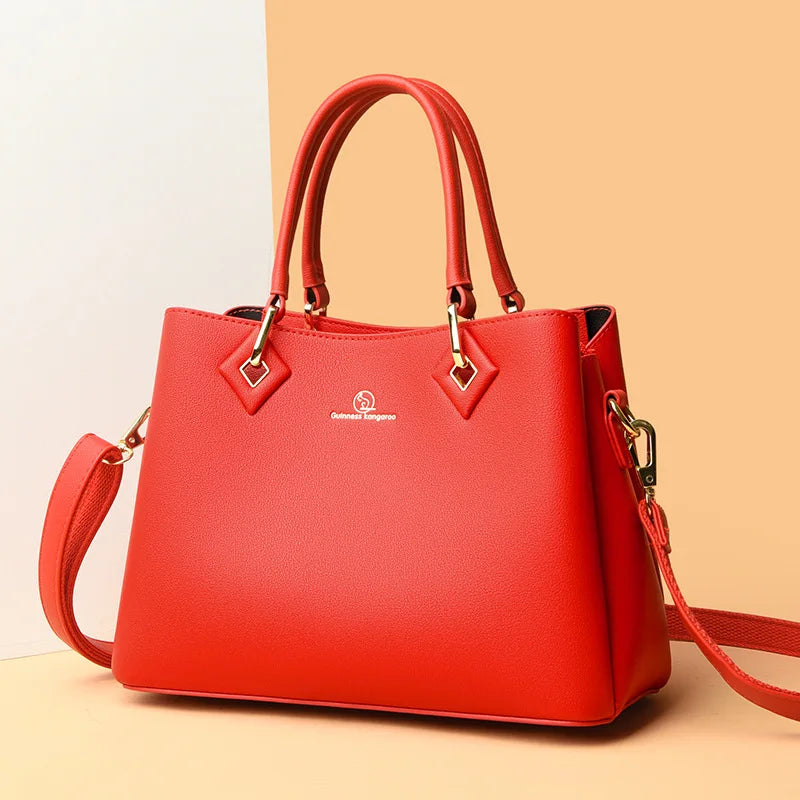 Vivienne Crocodile-Embossed Leather Satchel Bag