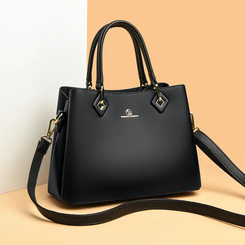 Vivienne Crocodile-Embossed Leather Satchel Bag