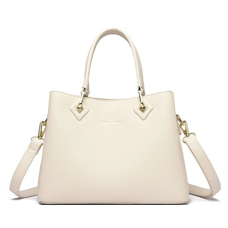 Vivienne Crocodile-Embossed Leather Satchel Bag
