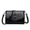 Women's Brown Crossbody Bag | Faux Leather Shoulder Bag with Adjustable Strap & Metal Buckle