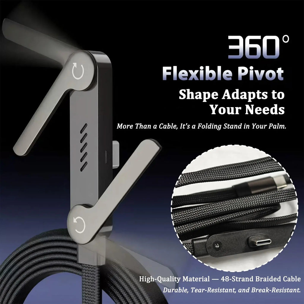 The Ultimate 180° Flexible Gaming Cable (240W Super-Fast Charge)