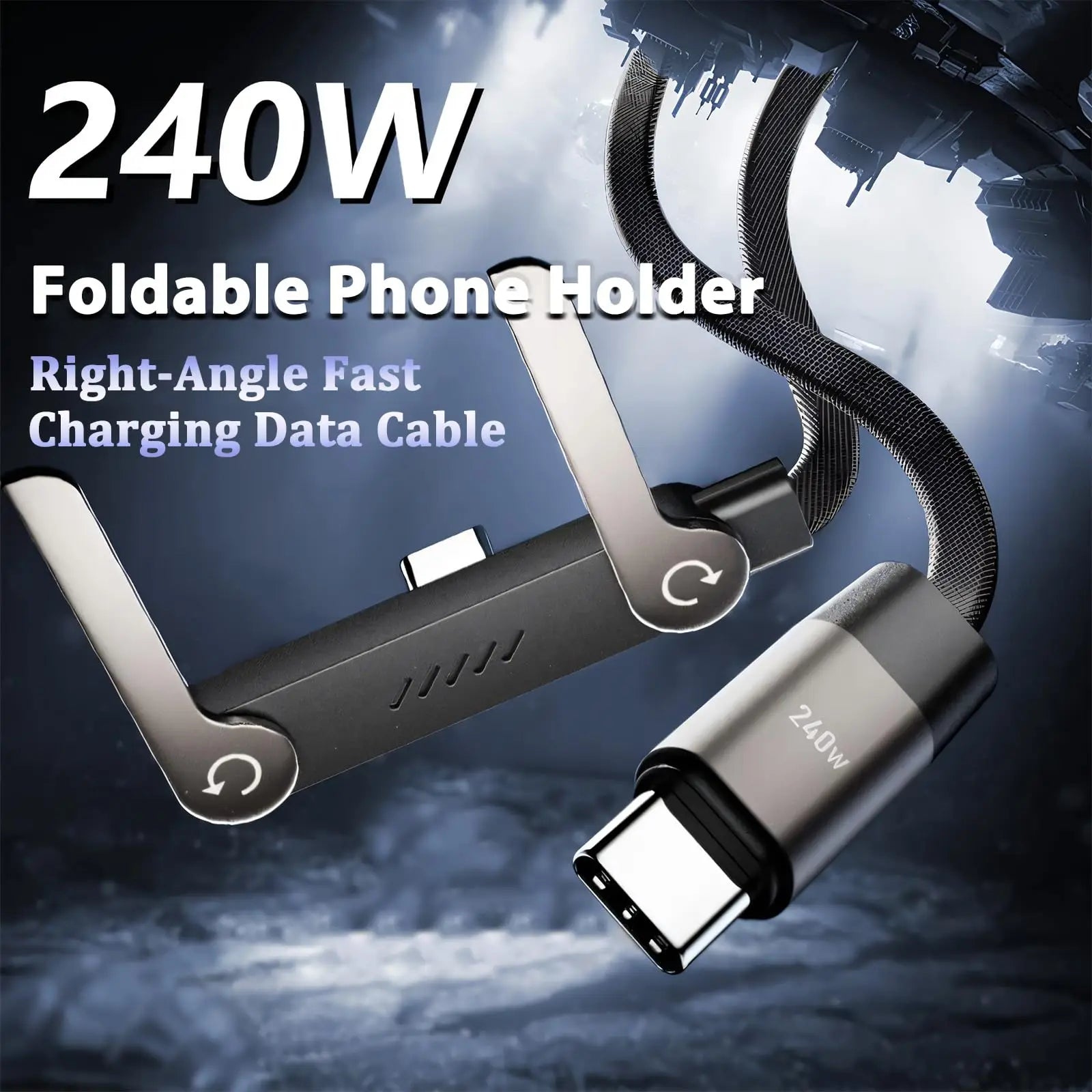 The Ultimate 180° Flexible Gaming Cable (240W Super-Fast Charge)
