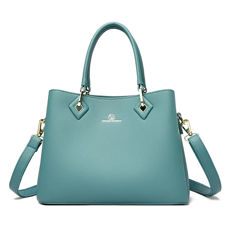 Vivienne Crocodile-Embossed Leather Satchel Bag