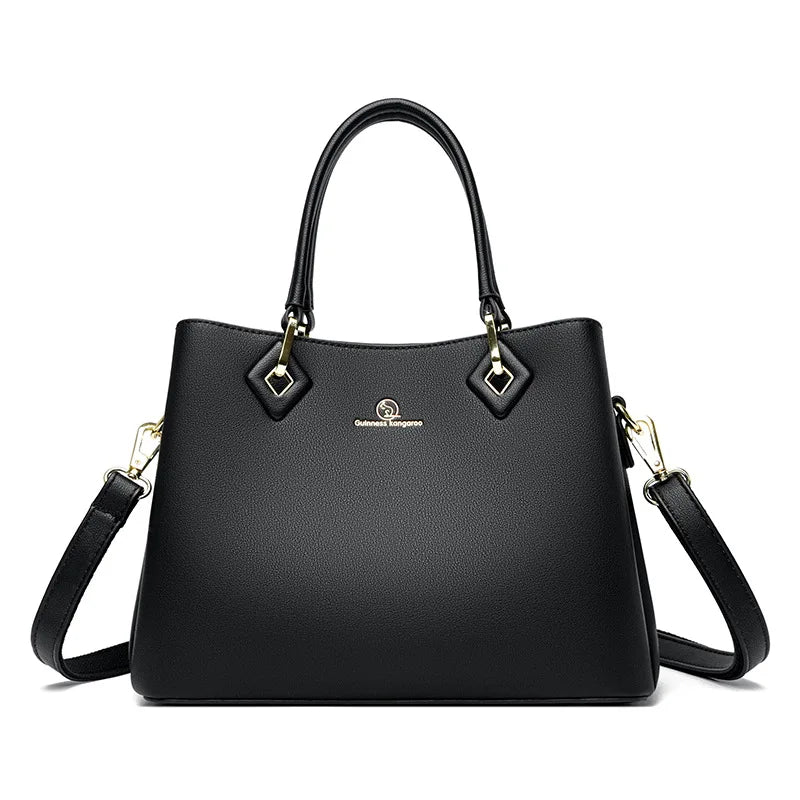 Vivienne Crocodile-Embossed Leather Satchel Bag