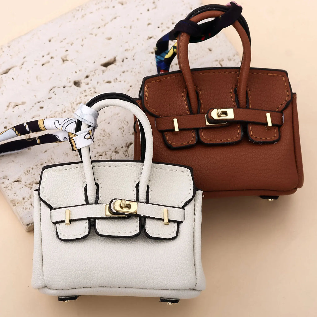 Mini Bag Pendant Small Keychain Case Accessory Family Mini Earphone Bag Accessories Pendant Key Chain Decoration Gift
