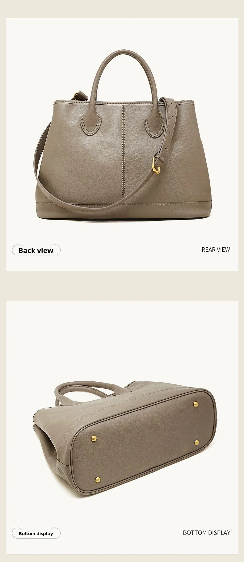 The Margaux Trapeze Tote - Deep Espresso | Luxe Carry
