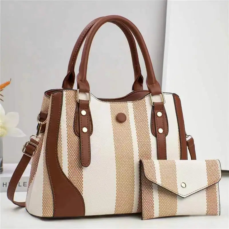 Title:
The Verona Satchel & Wallet Combo - Deep Burgundy | Luxe Carry