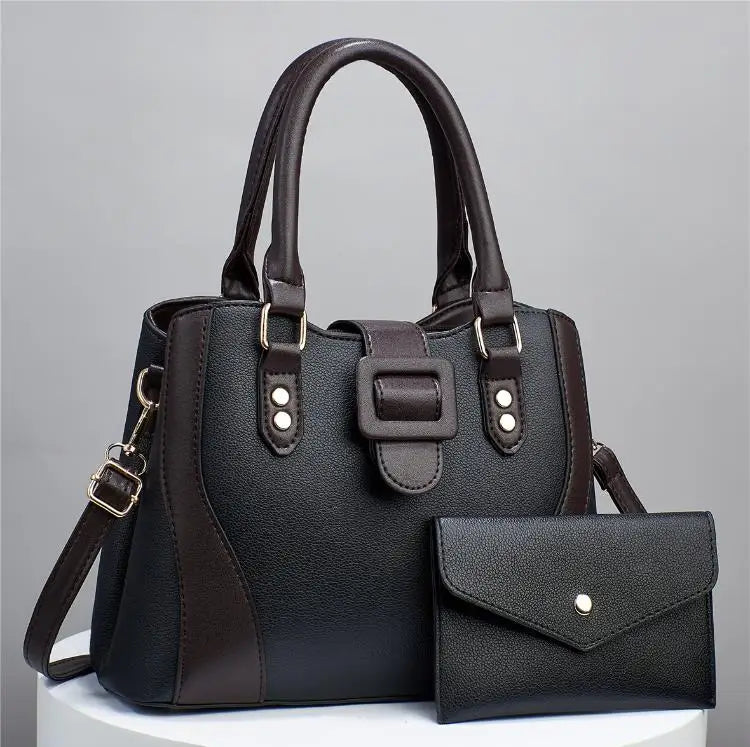 Title:
The Verona Satchel & Wallet Combo - Deep Burgundy | Luxe Carry
