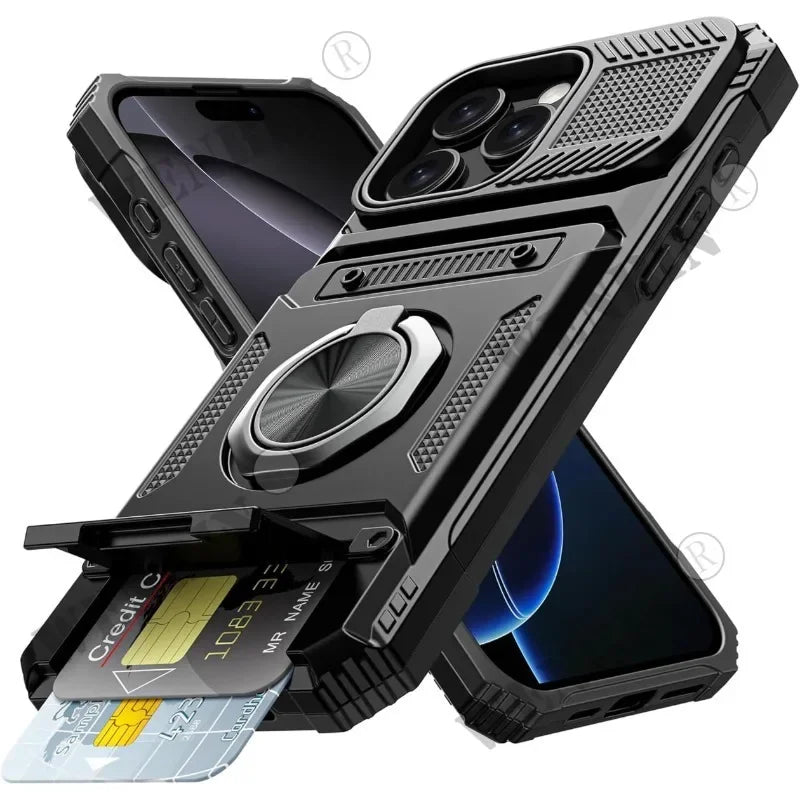 iPhone Armor Wallet Case