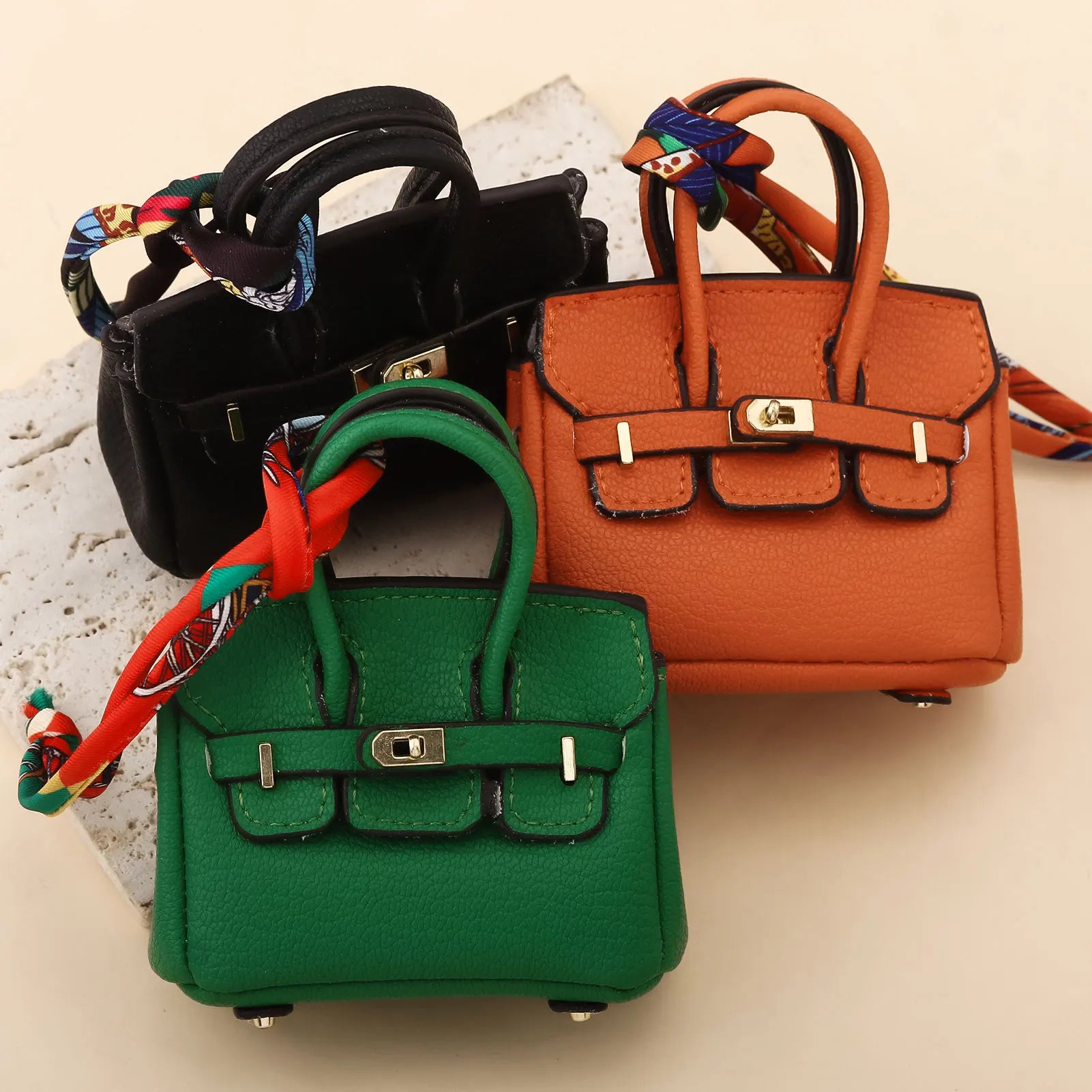 Mini Bag Pendant Small Keychain Case Accessory Family Mini Earphone Bag Accessories Pendant Key Chain Decoration Gift