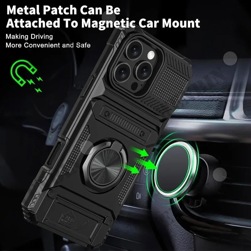 iPhone Armor Wallet Case