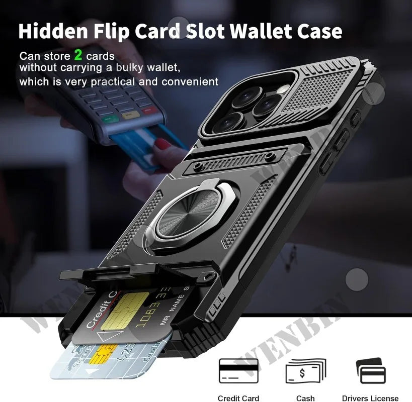 iPhone Armor Wallet Case