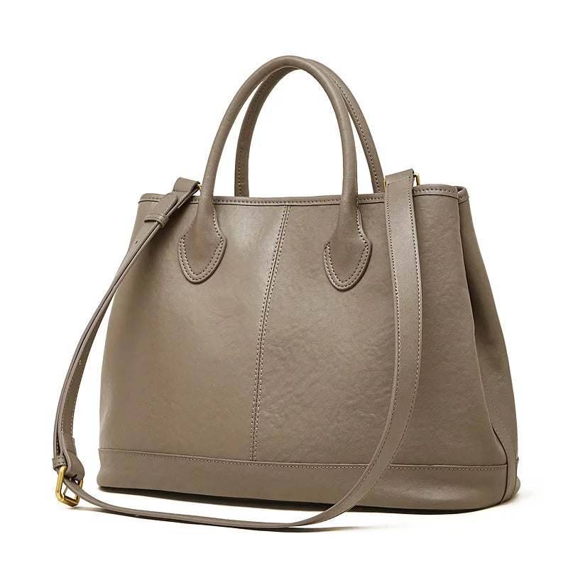 The Margaux Trapeze Tote - Deep Espresso | Luxe Carry