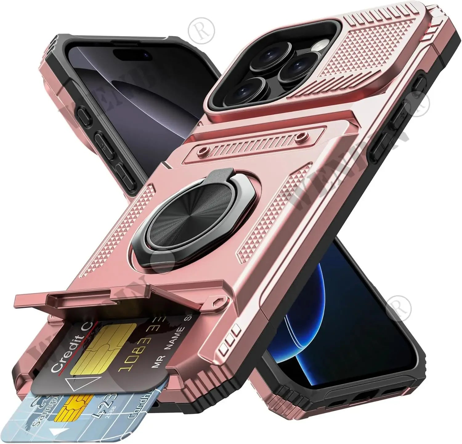 iPhone Armor Wallet Case