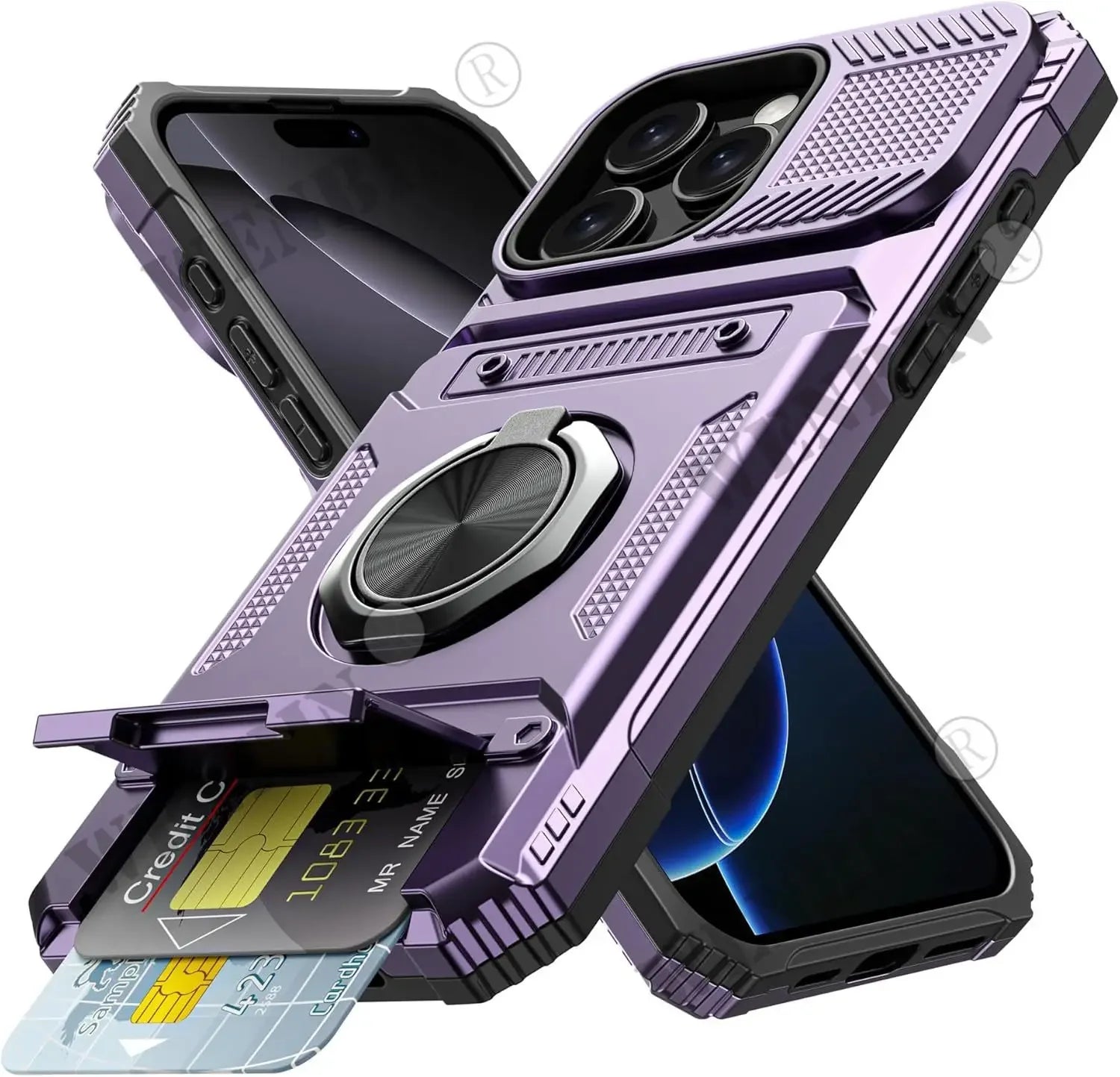 iPhone Armor Wallet Case