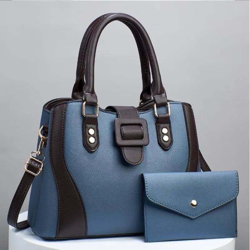 Title:
The Verona Satchel & Wallet Combo - Deep Burgundy | Luxe Carry