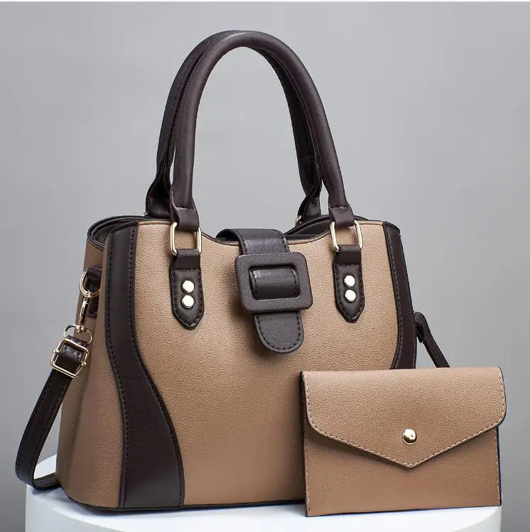 Title:
The Verona Satchel & Wallet Combo - Deep Burgundy | Luxe Carry