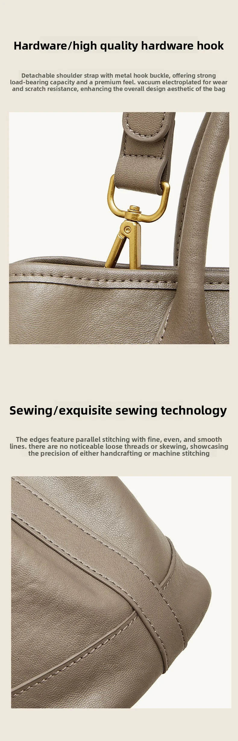 The Margaux Trapeze Tote - Deep Espresso | Luxe Carry