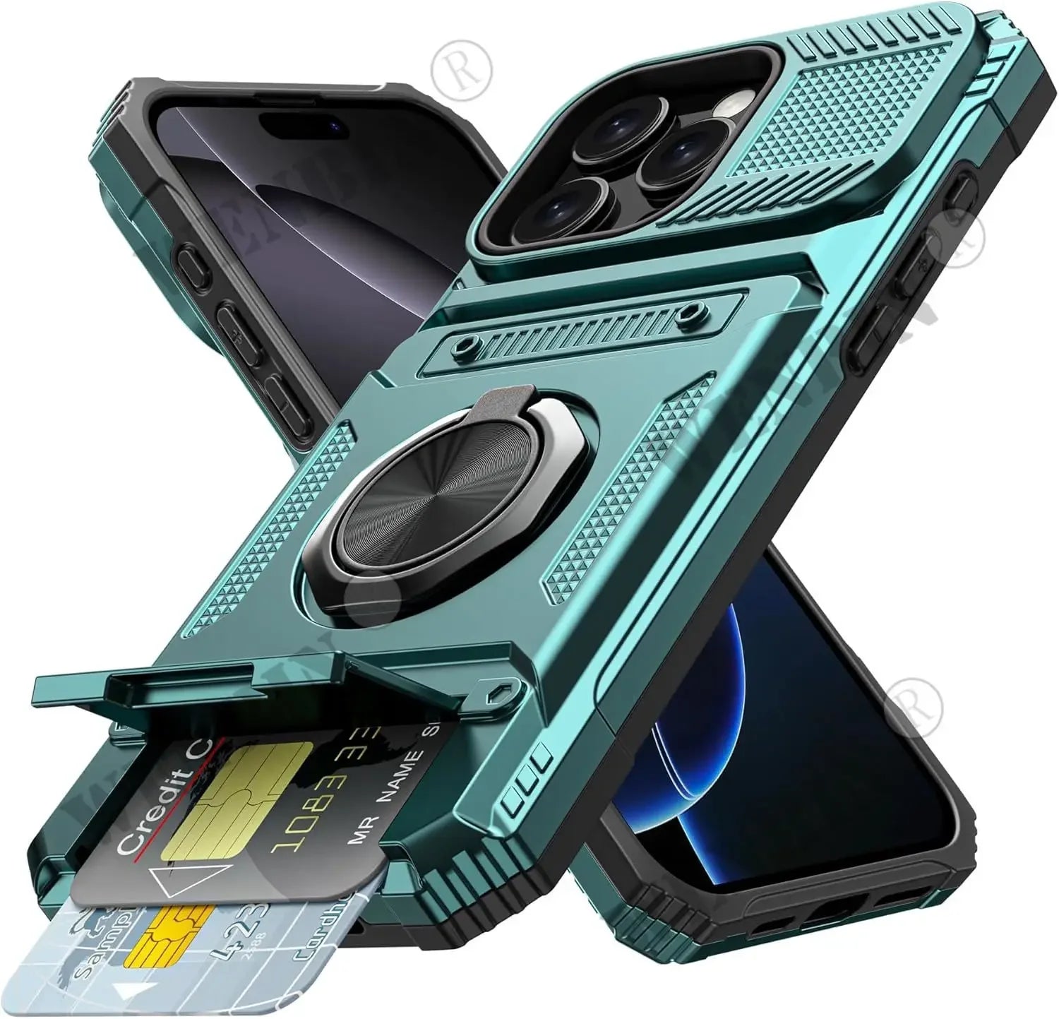 iPhone Armor Wallet Case