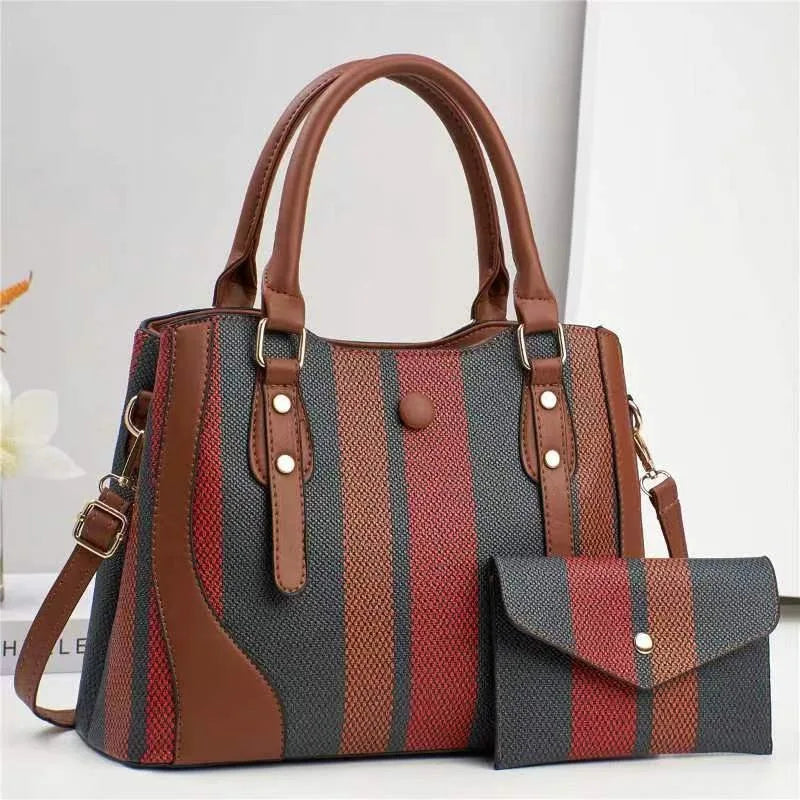 Title:
The Verona Satchel & Wallet Combo - Deep Burgundy | Luxe Carry