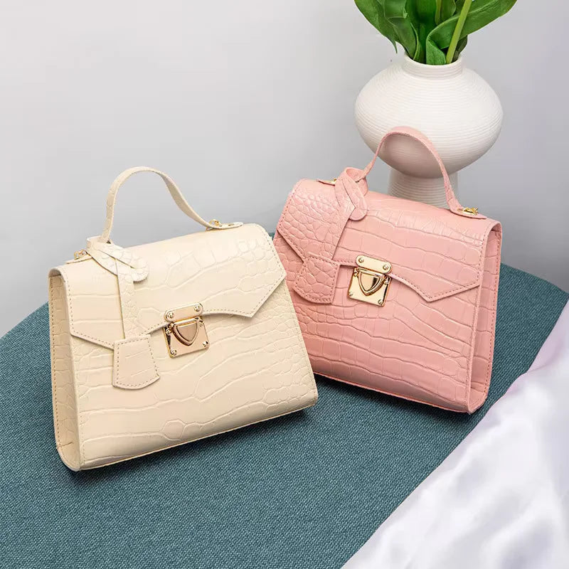 The Regent Croc Shoulder Bag