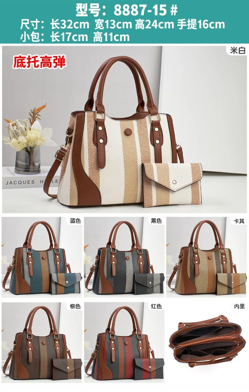 Title:
The Verona Satchel & Wallet Combo - Deep Burgundy | Luxe Carry