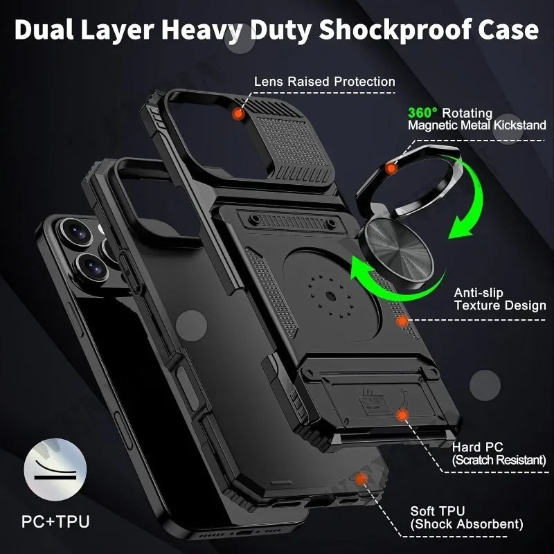 iPhone Armor Wallet Case