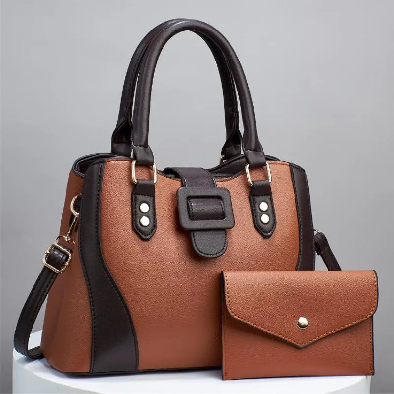 Title:
The Verona Satchel & Wallet Combo - Deep Burgundy | Luxe Carry