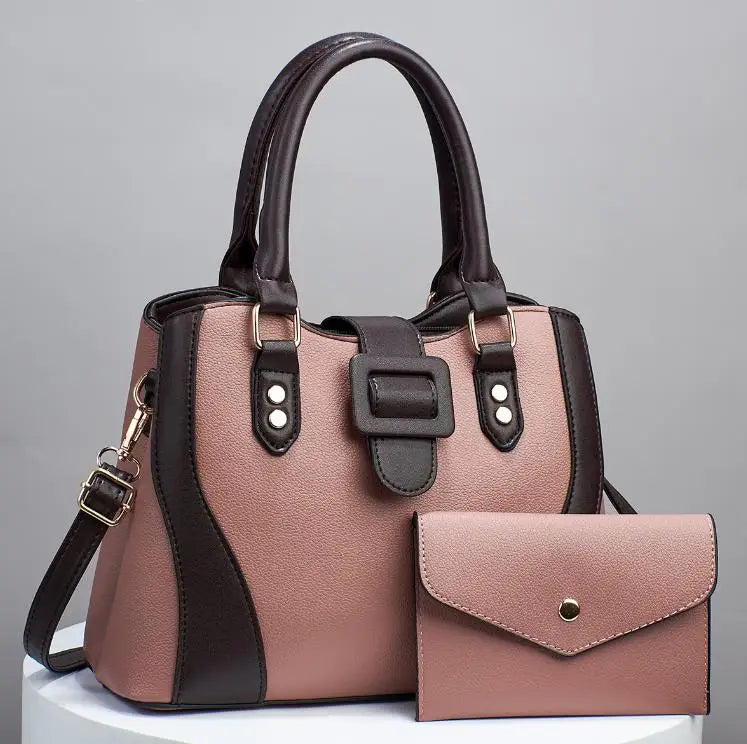 Title:
The Verona Satchel & Wallet Combo - Deep Burgundy | Luxe Carry