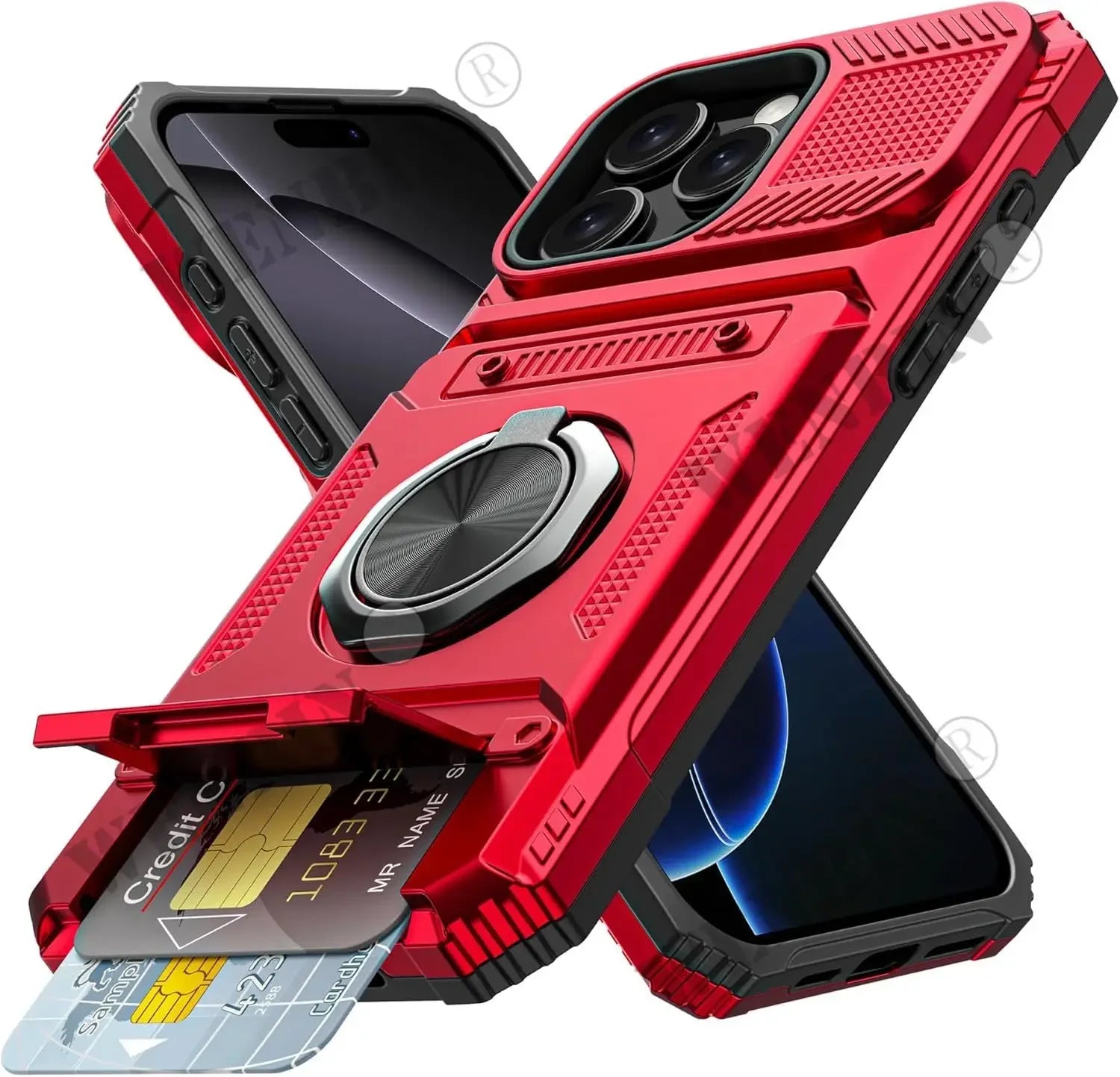 iPhone Armor Wallet Case