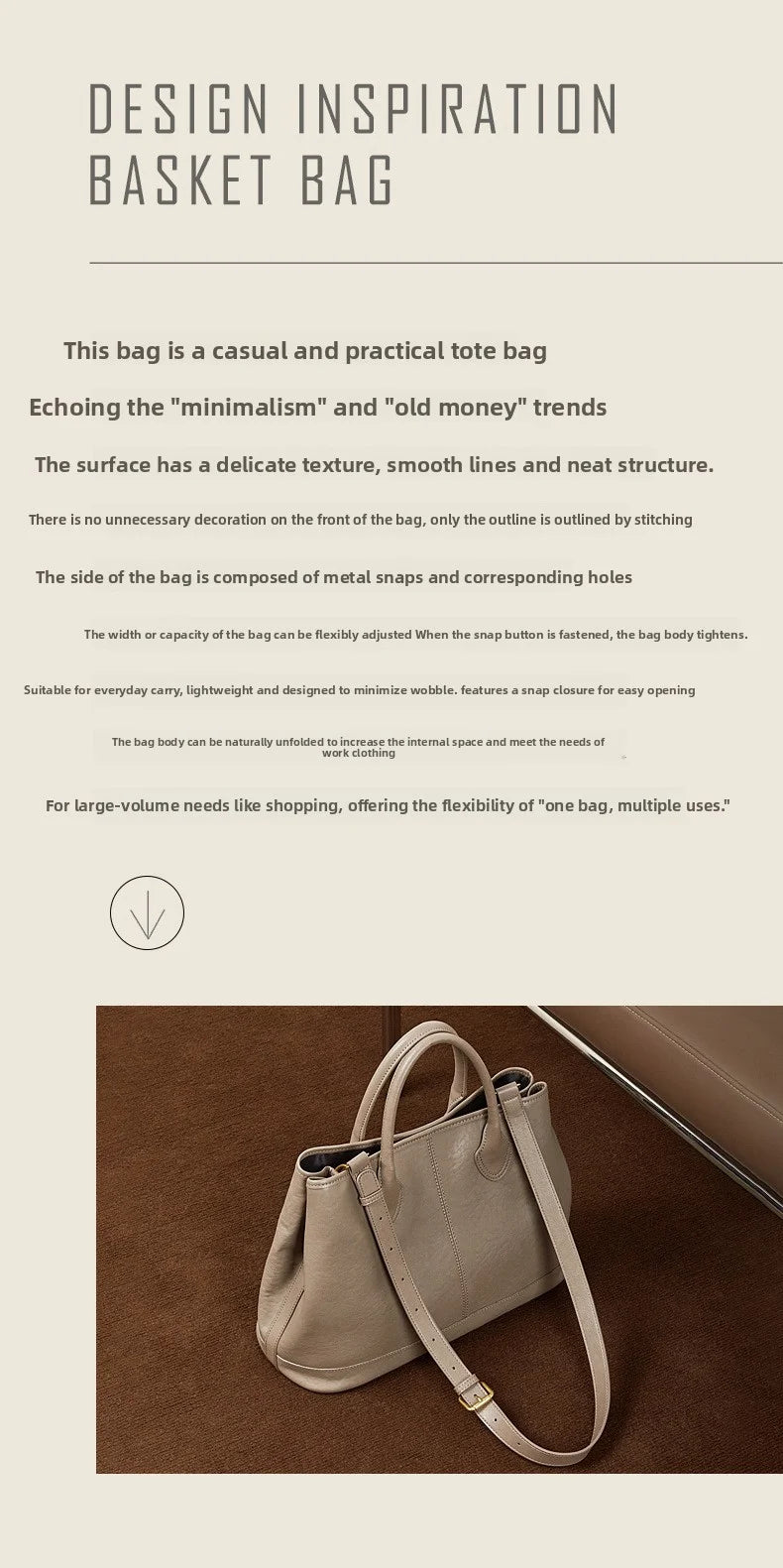 The Margaux Trapeze Tote - Deep Espresso | Luxe Carry