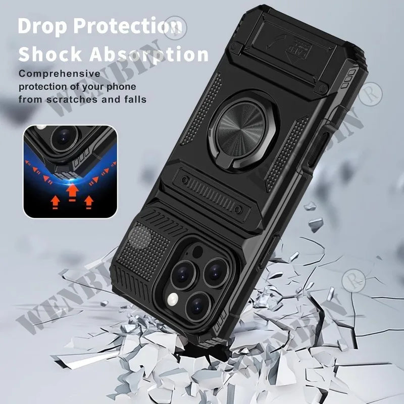 iPhone Armor Wallet Case