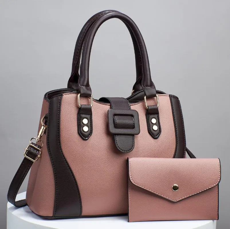 Title:
The Verona Satchel & Wallet Combo - Deep Burgundy | Luxe Carry