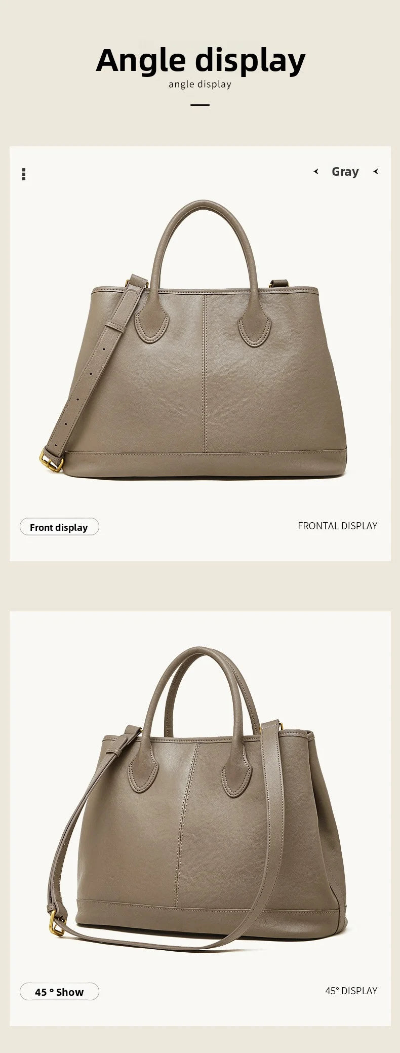 The Margaux Trapeze Tote - Deep Espresso | Luxe Carry