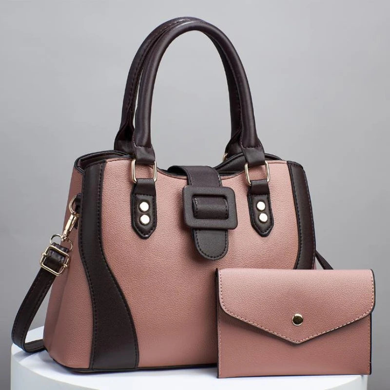 Title:
The Verona Satchel & Wallet Combo - Deep Burgundy | Luxe Carry